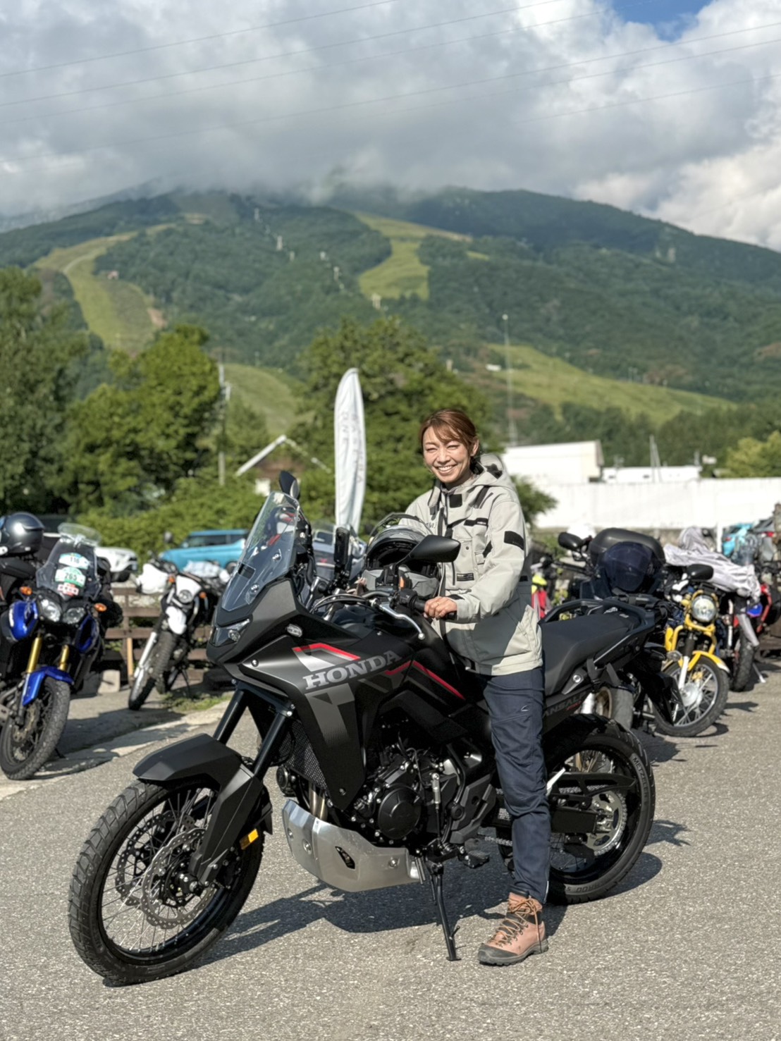 黒菱スカイラインから八方池へ【バイクでハイク!】にゲスト出演