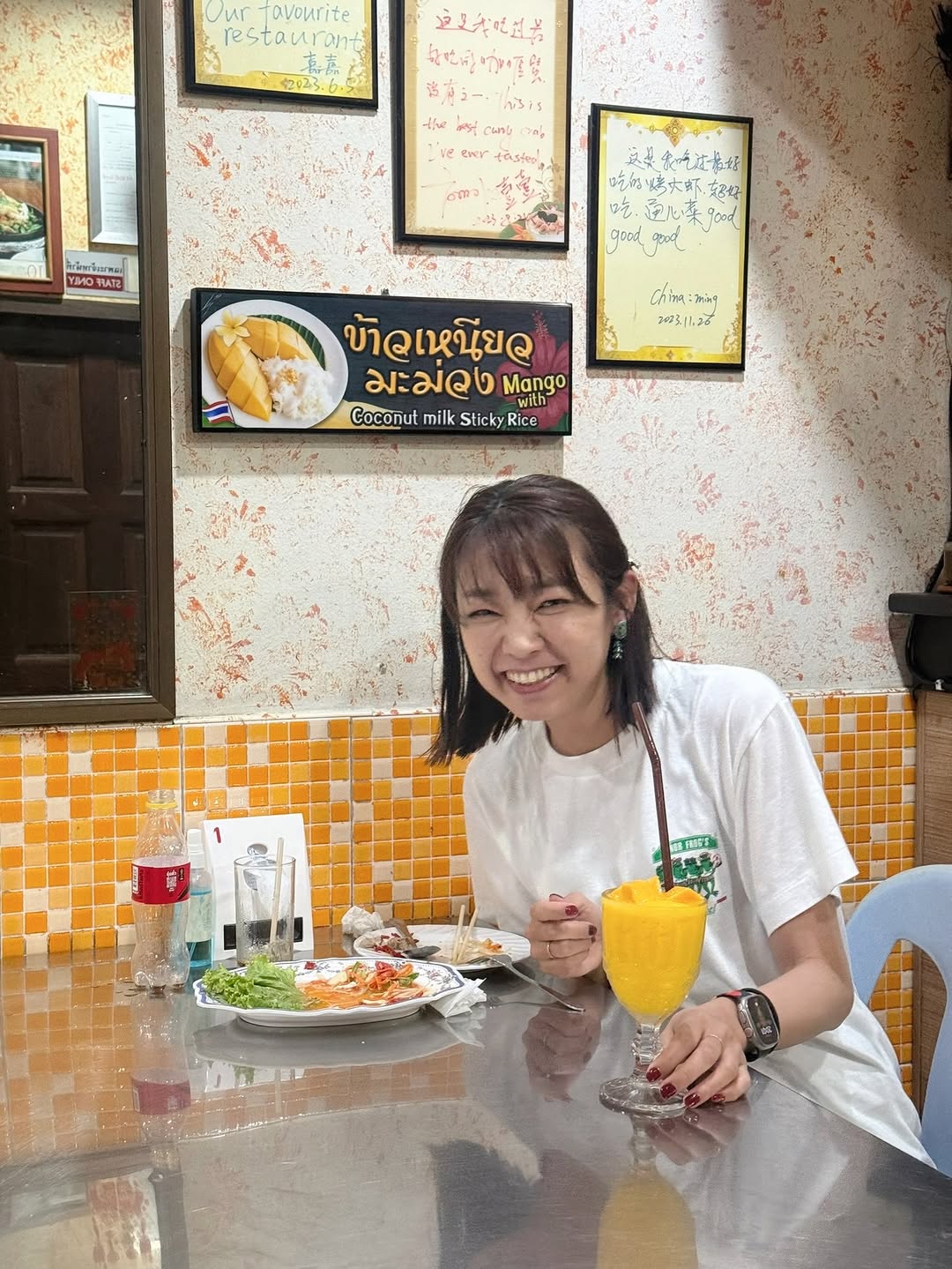 現地の食文化を楽しむ様子（第2回motivTABIの下見） / Enjoying local food culture while scouting for the 2nd motivTABI tour