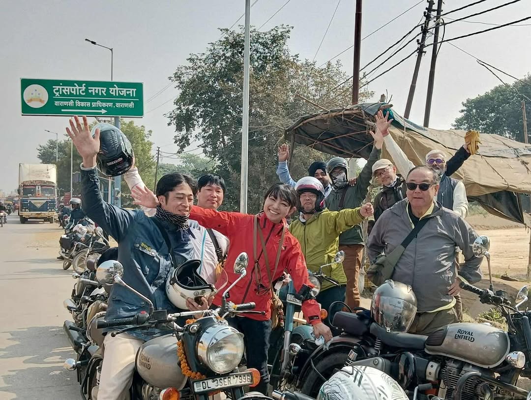 インドツーリング 走行シーン / India touring scene
